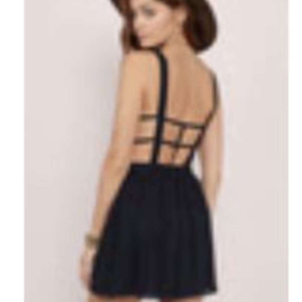 Black Backless Tobi Dress